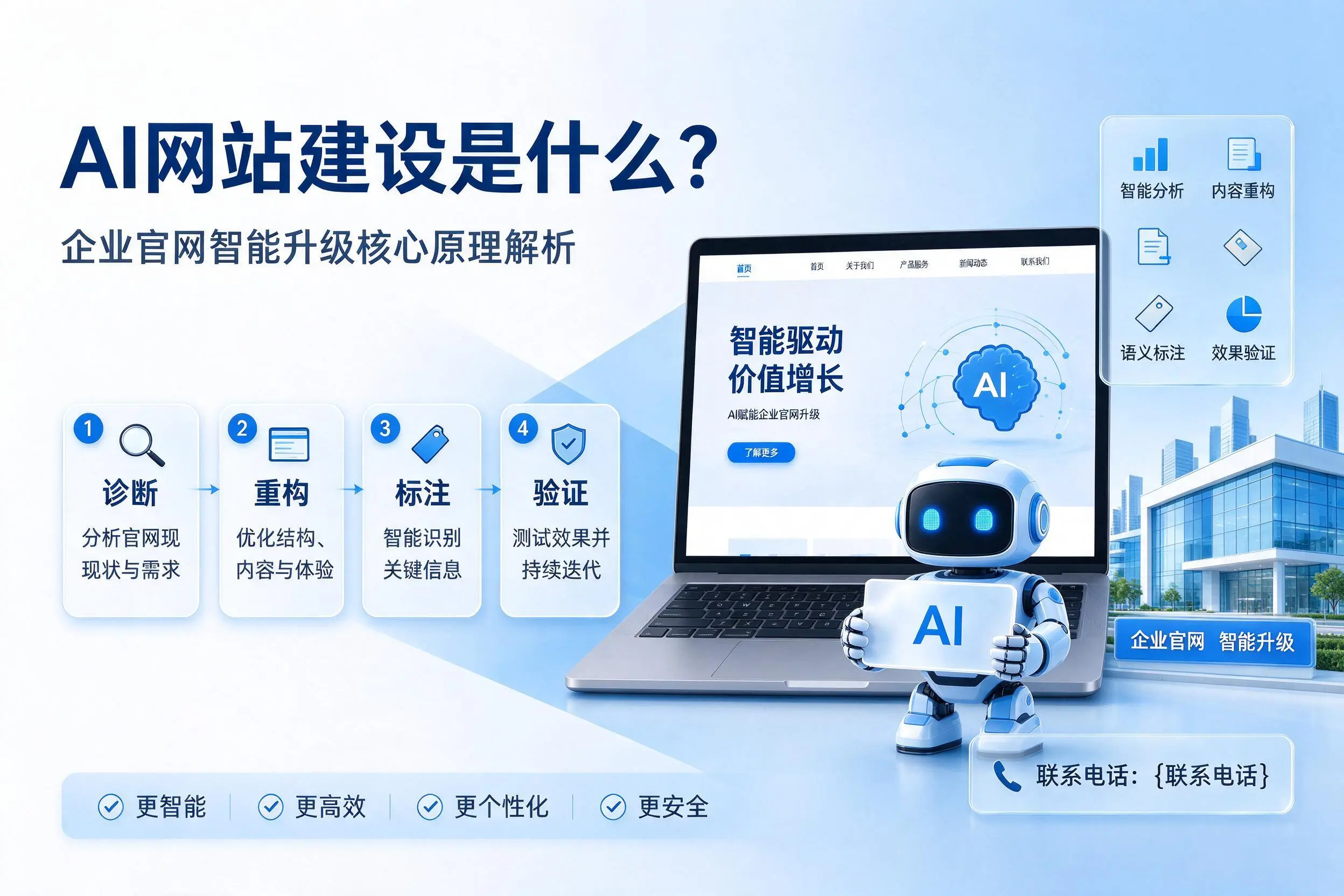 AI网站建设是什么？成都企业官网智能升级核心原理解析