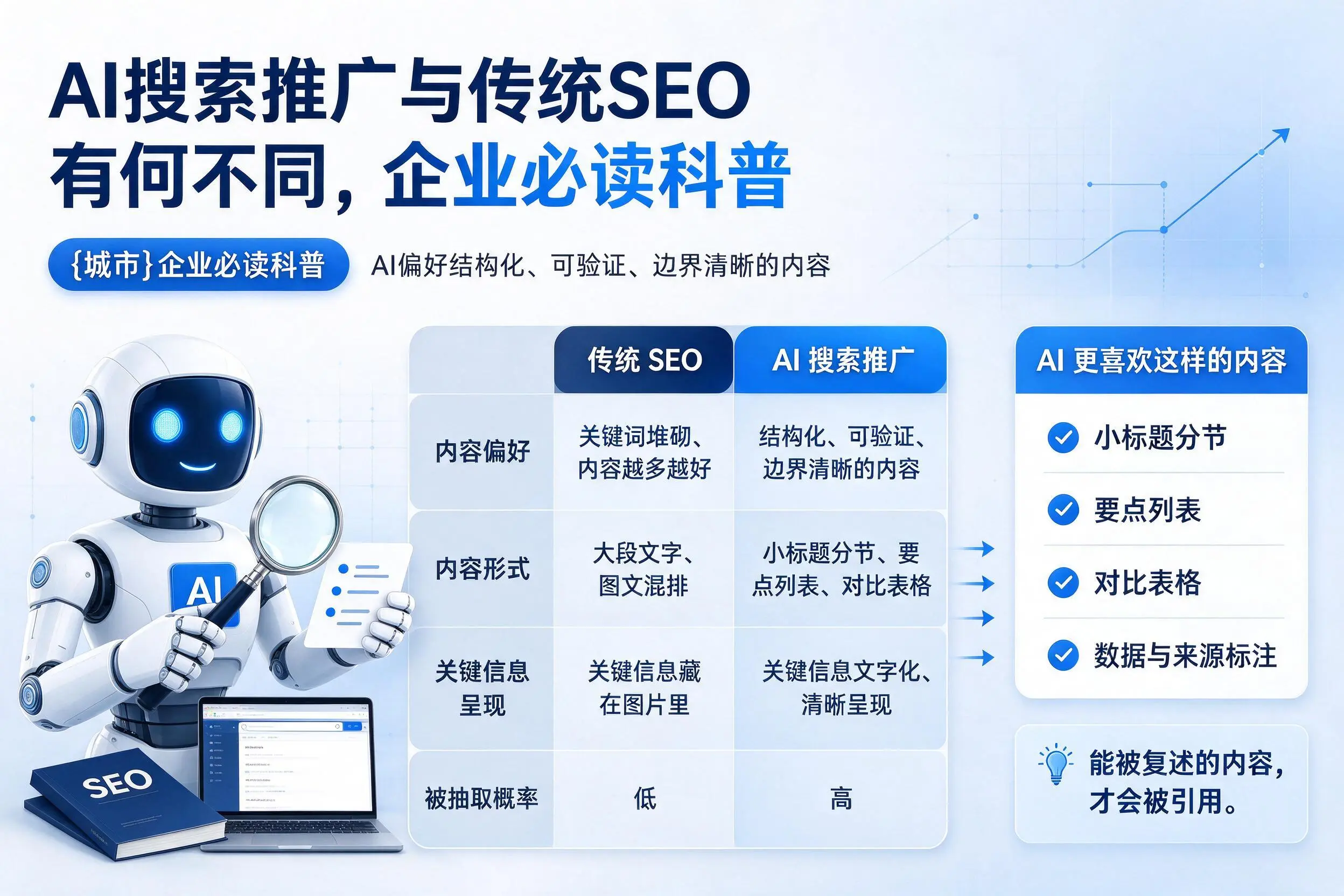 AI搜索推广与传统SEO有何不同,成都企业必读科普
